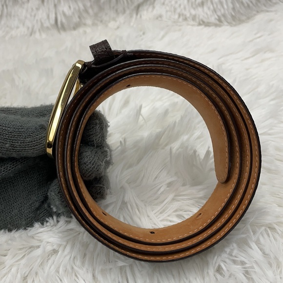 LOUIS VUITTON CLASSIC MONOGRAM BELT M6919 SZ 95/38 - Picture 5 of 12